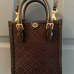 Tory Burch Mini T Monogram Tote